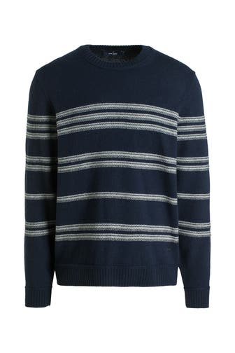 HECHTER Paris Wollmix-Pullover gestreift