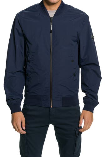 REPLAY Collegejacke dunkelblau