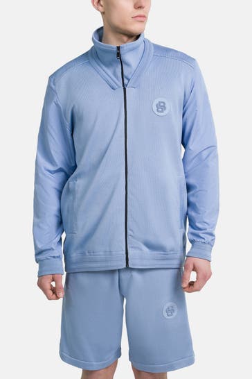 BOSS GREEN Strickjacke hellblau