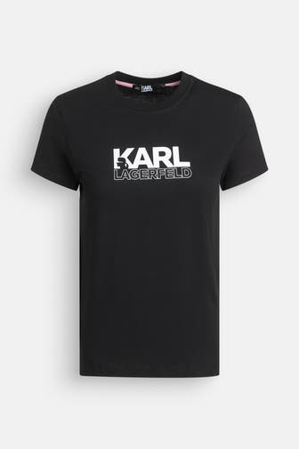 KARL LAGERFELD T-Shirt schwarz