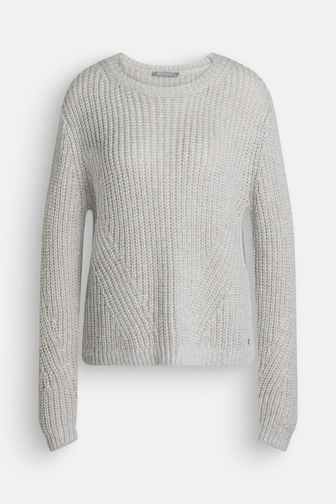 BETTY & CO Strickpullover silber, Bild 1