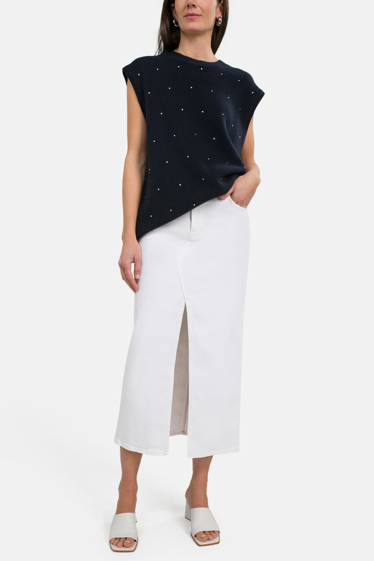 FILIPPA K Jeansrock weiß, Bild 1