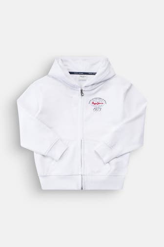 PEPE JEANS Sweatjacke 'Jackson' weiß