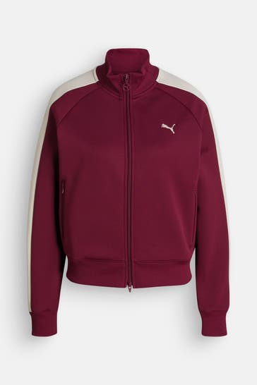 PUMA Trainingsjacke weinrot