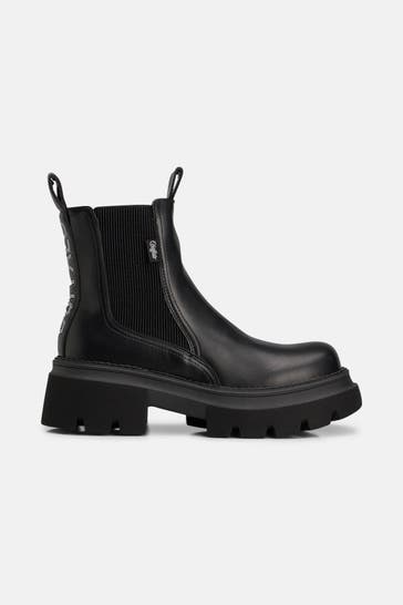 BUFFALO Chelsea-Boots 'Mave' schwarz