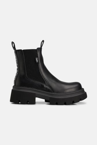 BUFFALO Chelsea-Boots 'Mave' schwarz