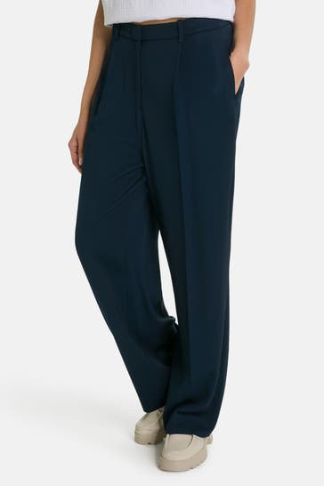 TOMMY HILFIGER Stoffhose dunkelblau