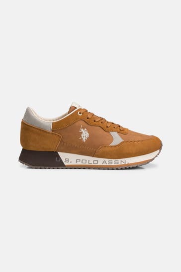 U.S. POLO ASSN. Sneaker 'Cleef' cognac
