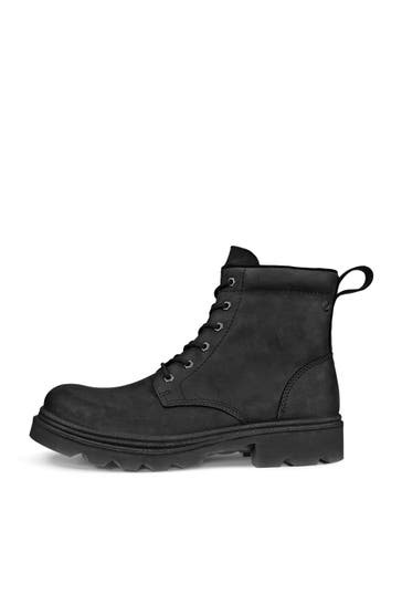 ECCO Schnürstiefel 'Grainer' schwarz