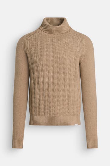 COLMAR Wollmix-Pullover hellbraun