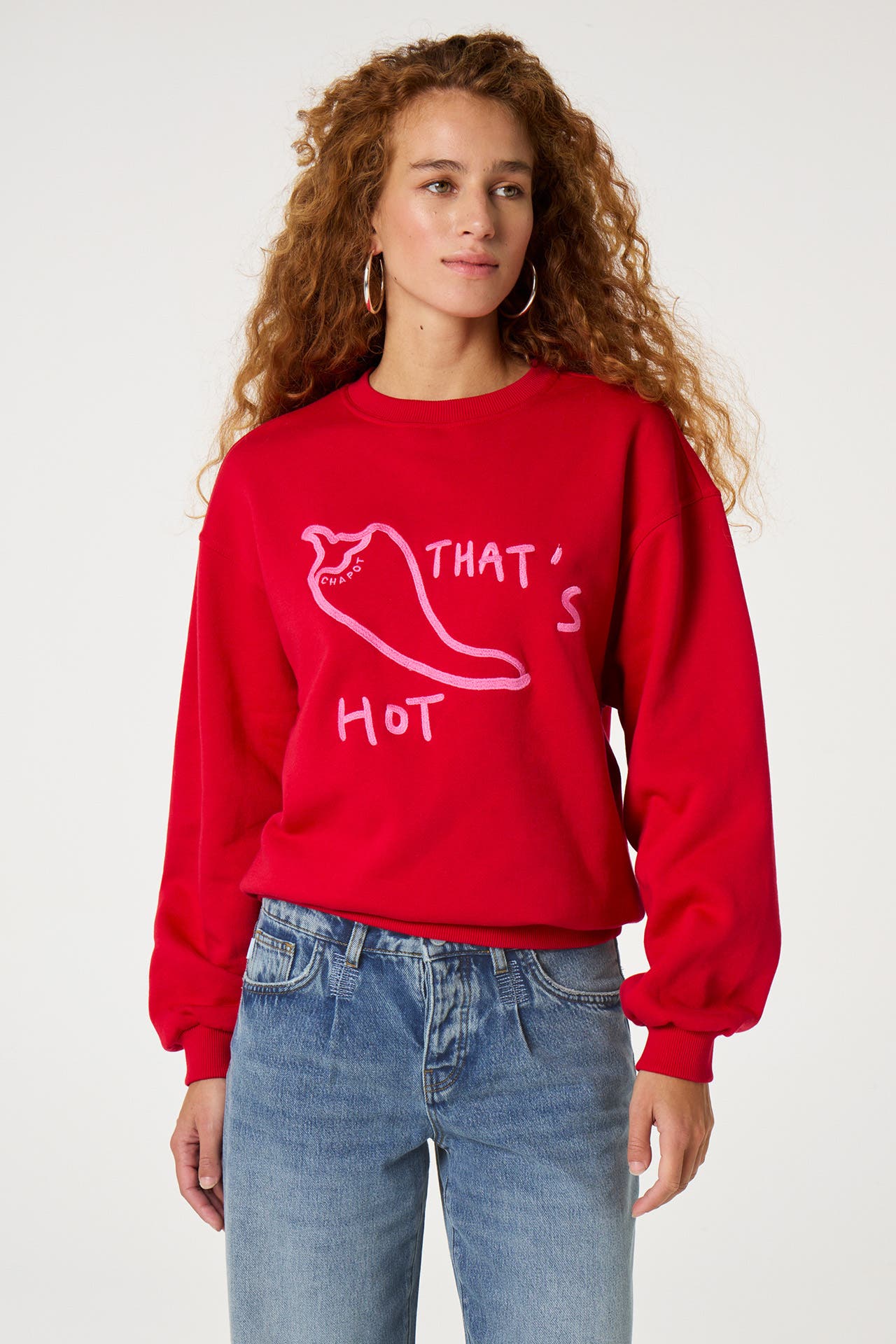 FABIENNE CHAPOT Sweatshirt 'Terry' rot, Bild 1