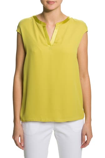 COMMA, Blusenshirt senfgelb