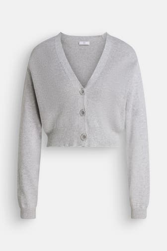 RIANI Strickjacke hellgrau