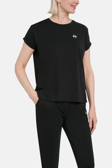 LA MARTINA T-Shirt schwarz