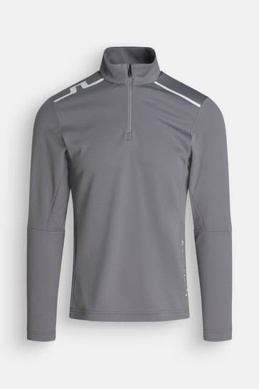 J.LINDEBERG SPORTSWEAR Midlayer 'Leon' grau