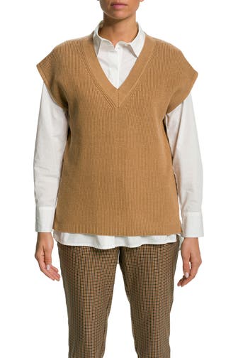 S.OLIVER Strickshirt camel