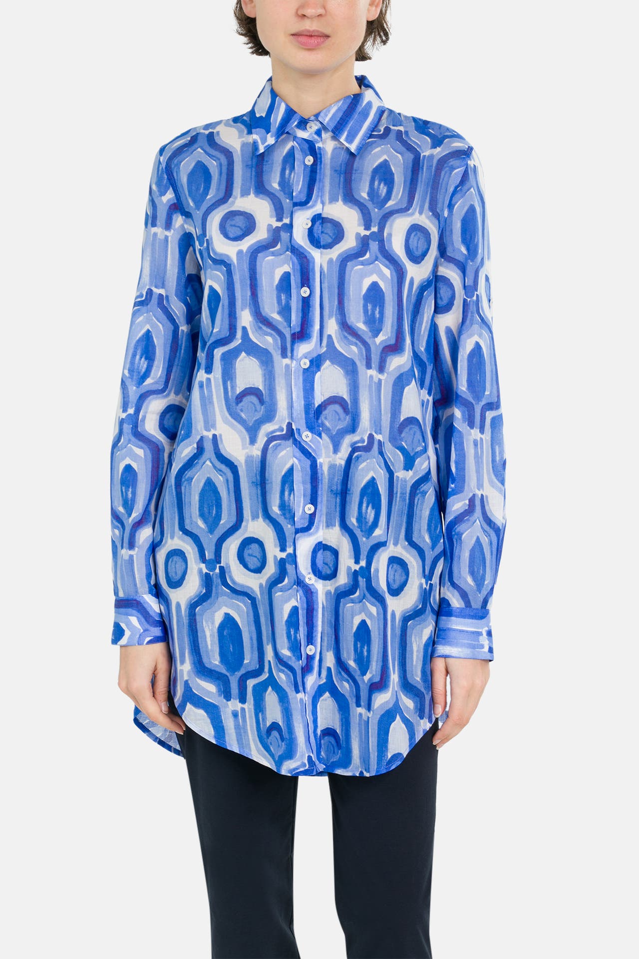 0039 ITALY Casual-Bluse 'Taya' mehrfarbig, Bild 1