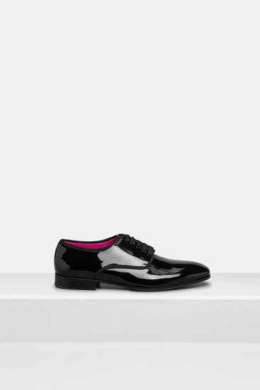 FERRAGAMO - Lederschnürer 'Magic' schwarz