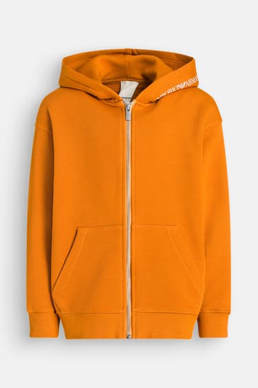 EMPORIO ARMANI Sweatjacke 'Felpa' orange