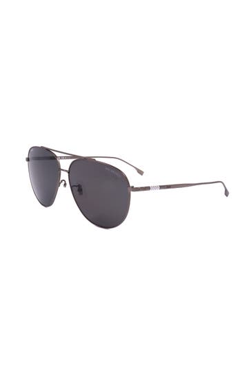 BOSS Sonnenbrille '1296/F/S' dunkelgrau