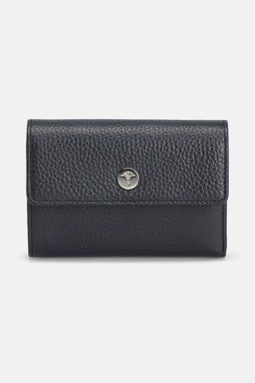 JOOP! Ledergeldbörse 'Pompeji Cosma' navy