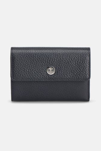 JOOP! Ledergeldbörse 'Pompeji Cosma' navy