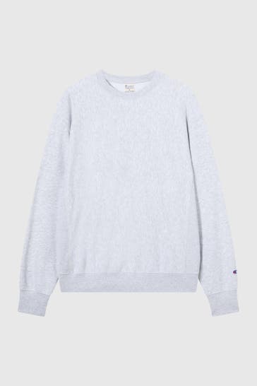 CHAMPION Sweatshirt hellgrau