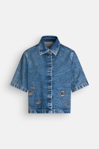 CLOSED Jeans-Shirt blau