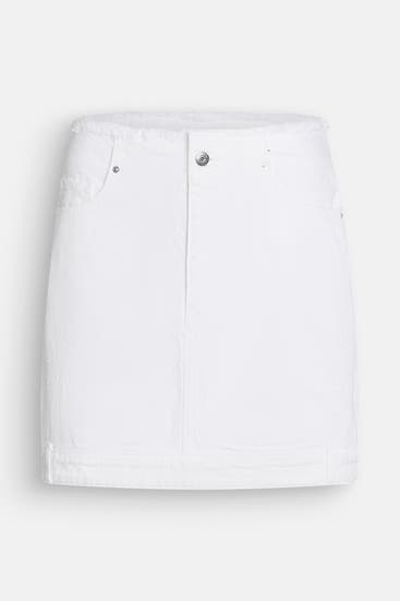 ARMANI EXCHANGE - Jeansrock weiß