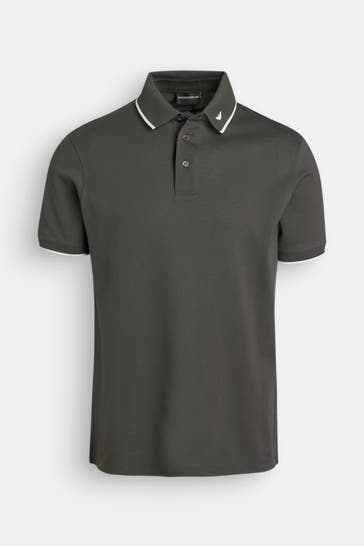 EMPORIO ARMANI Polo-Shirt oliv
