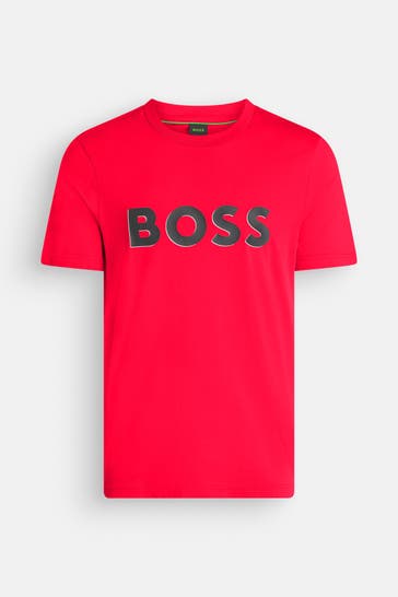 BOSS GREEN T-Shirt rot
