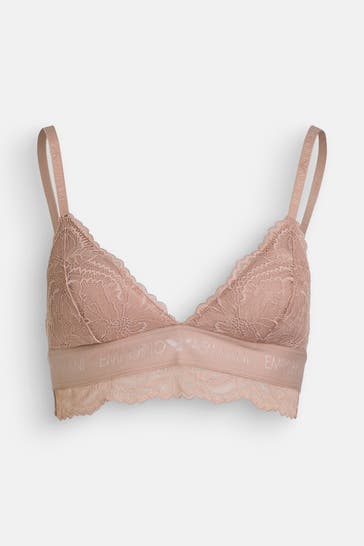 EMPORIO ARMANI Spitzen-BH beige