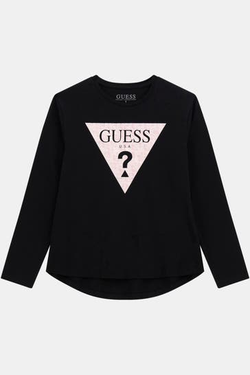 GUESS Longsleeve schwarz