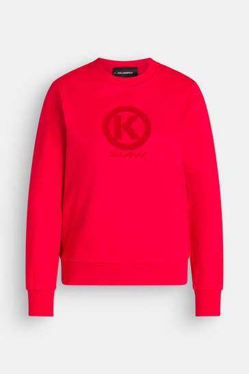 KARL LAGERFELD Sweatshirt rot