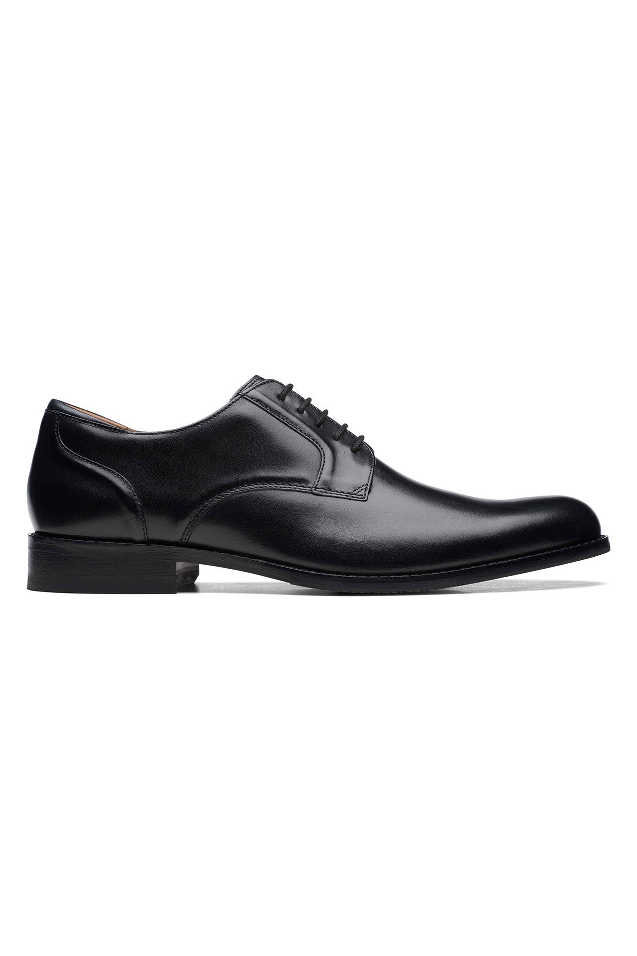 CLARKS Lederschnürer 'CraftArlo' schwarz, Bild 1