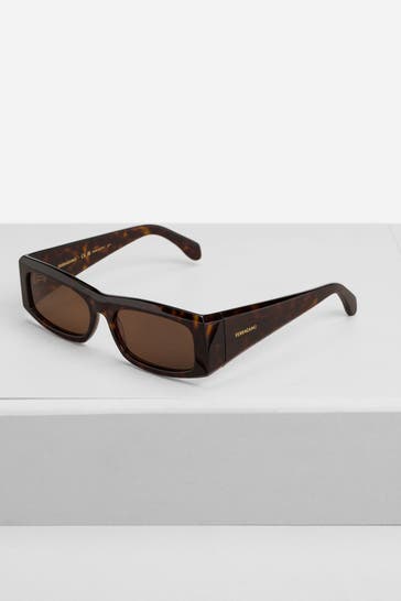 FERRAGAMO Sonnenbrille zweifarbig