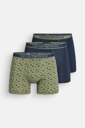 EMPORIO ARMANI 3er-Pack Boxer Trunks zweifarbig