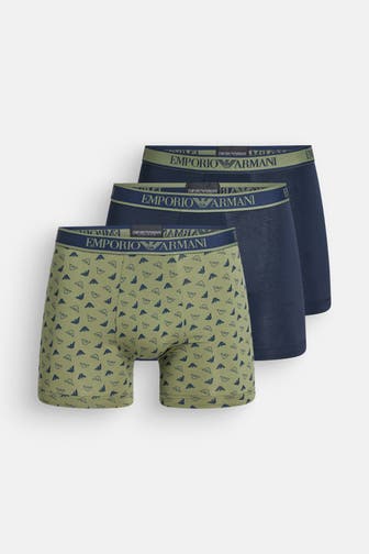 EMPORIO ARMANI 3er-Pack Boxer Trunks zweifarbig