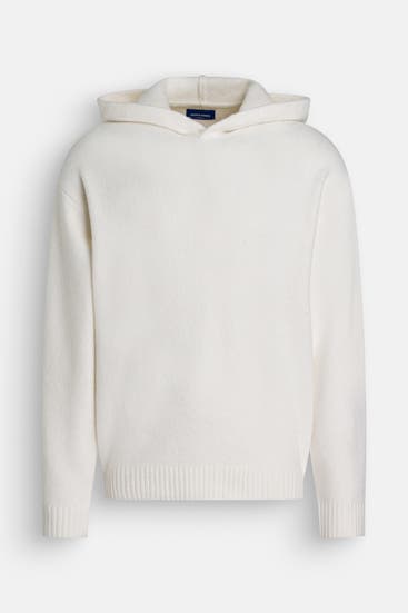 JACK & JONES - Strick-Hoodie beige