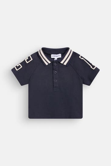 EMPORIO ARMANI Polo-Shirt dunkelblau