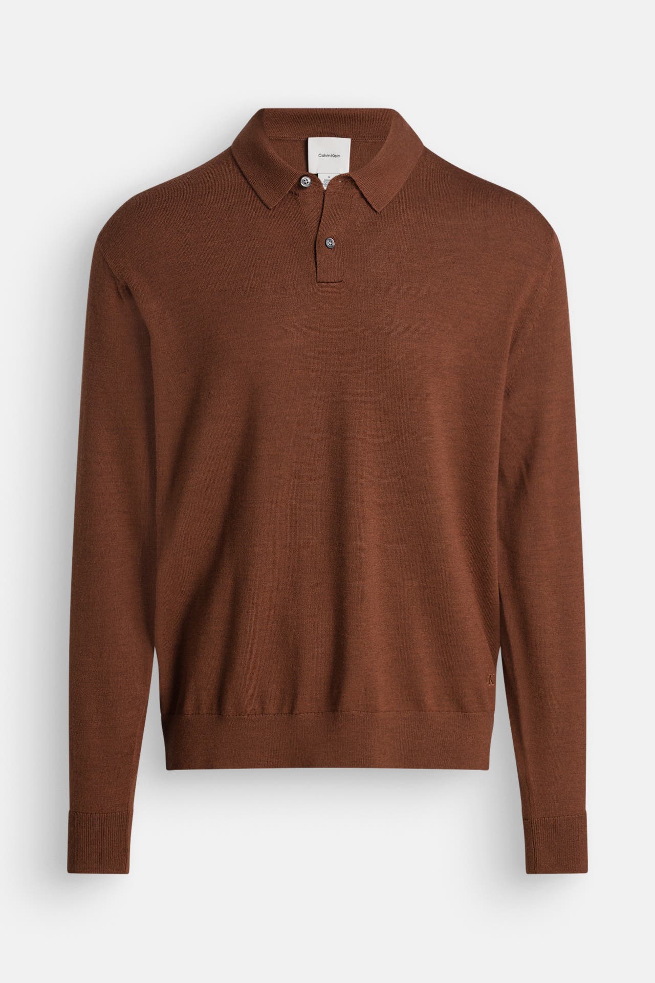 CALVIN KLEIN Strickpullover cognac, Bild 1