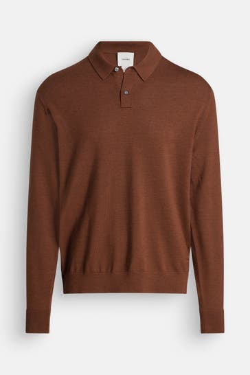 CALVIN KLEIN Strickpullover cognac