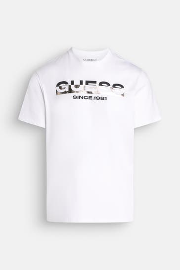 GUESS T-Shirt weiß