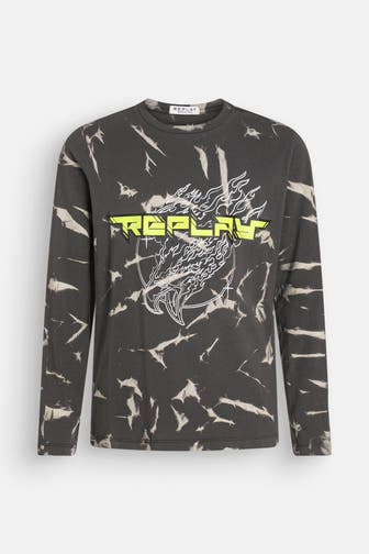 REPLAY Longsleeve gemustert