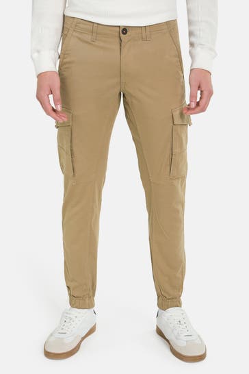 JACK & JONES Cargohose hellbraun