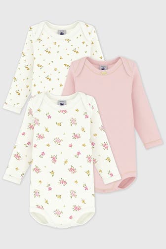 PETIT BATEAU 3er Pack Bodies mehrfarbig