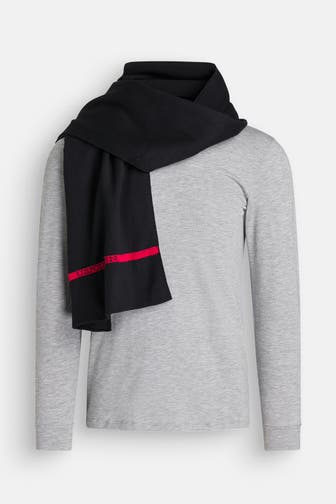 U.S. POLO ASSN. Strickschal schwarz