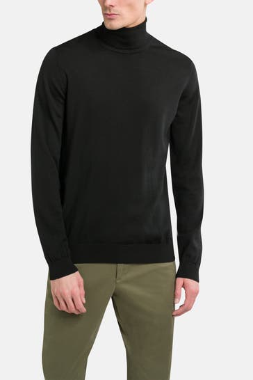 HUGO Strickpullover schwarz