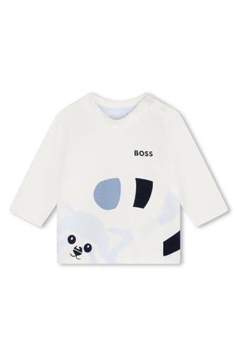 BOSS Longsleeve weiß