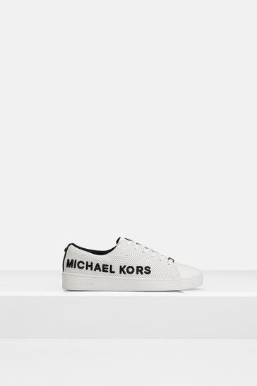MICHAEL MICHAEL KORS Leder-Sneaker 'Keaton' weiß